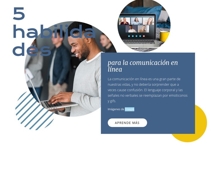 Comunicaciones online Plantilla Joomla