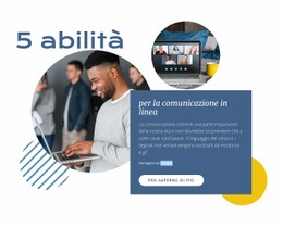 Il Miglior Design Del Sito Web Per Comunicazioni In Linea