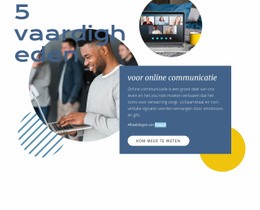 Online Communicatie - Gebruiksvriendelijke Landingspagina