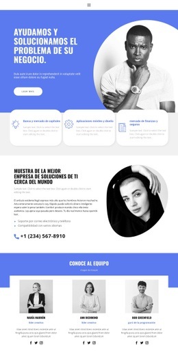 Diseño De Página De Negocios - HTML Writer