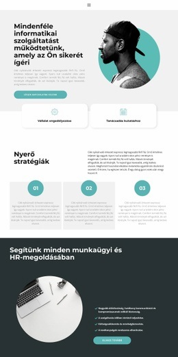 Az Új Technológiák Piaca – Teljesen Reszponzív Sablon