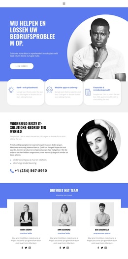 Multifunctioneel WordPress-Thema Voor Ontwerp Bedrijfspagina