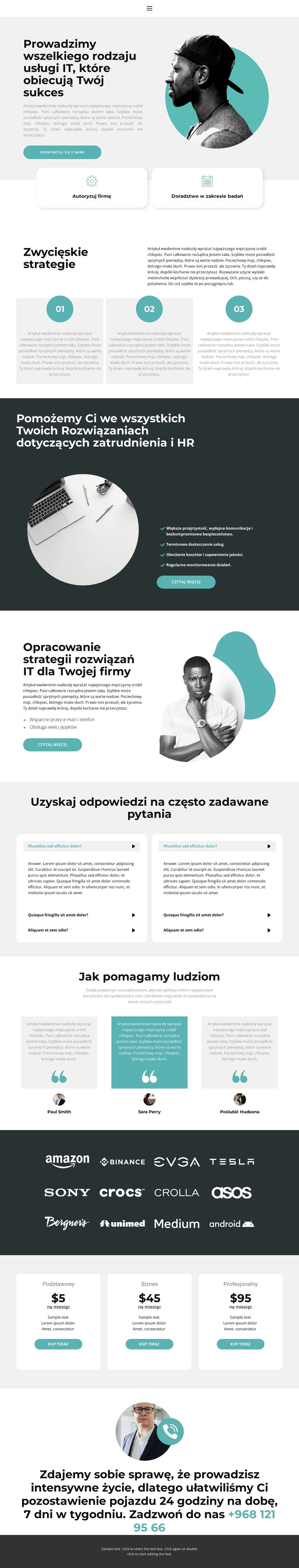 Rynek nowych technologii Motyw WordPress