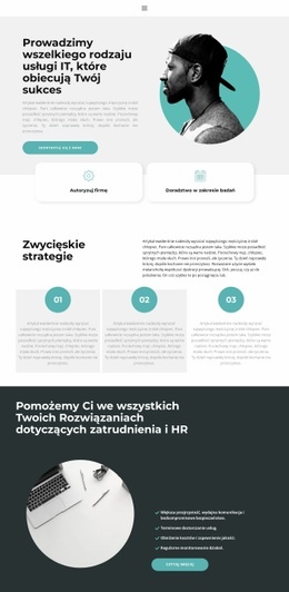 Rynek Nowych Technologii - Kreatywny, Uniwersalny Szablon HTML5