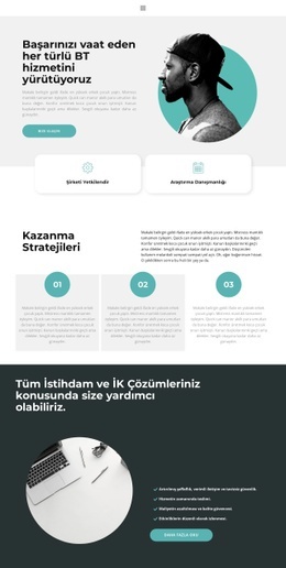 Yeni Teknolojilerin Pazarı - Psd Web Sitesi Modeli