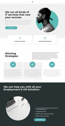 Market Of New Technologies - Psd Website Mockup