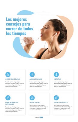 Los Mejores Consejos Para Correr - Plantilla Joomla Moderna