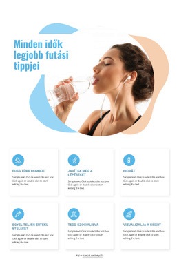 A Legjobb Futási Tippek Sablon