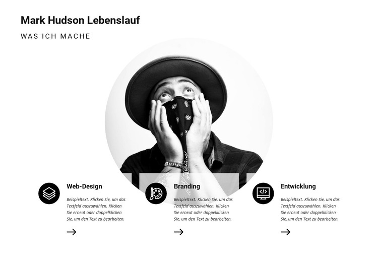 Mein Resümee Website design