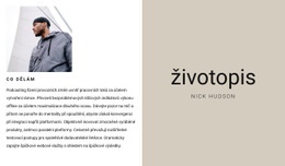 Obchodní Životopis – Jednoduchá HTML Šablona