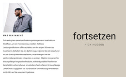 Geschäftsaufnahme - Modernes Website-Design