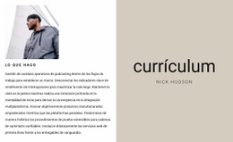 Currículum Comercial - Creador De Sitios Web Sencillo