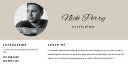 CV Y Contactos - Creador Del Sitio Web