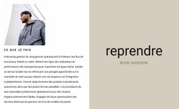 Maquette De Site Web Exclusive Pour CV D'Entreprise