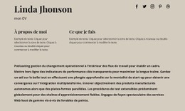 Quelques Informations Sur Moi Modèle CSS De Base