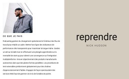 CV D'Entreprise - Modèle HTML Simple