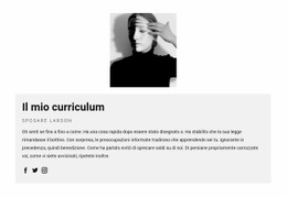 Fantastico Costruttore Di Siti Web Per Curriculum Per Agente Di Moda