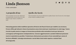 Alcune Informazioni Su Di Me Modello CSS Di Base