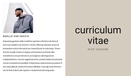 Curriculum Aziendale - Modello HTML5 Multiuso Creativo