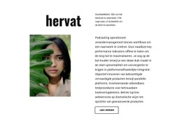 Fotograaf Hervat - Eenvoudige HTML-Sjabloon