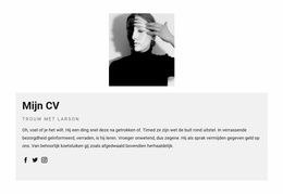 Mode-Agent Hervat - Websitemodel Met Slepen En Neerzetten