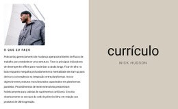 Currículo Comercial - Modelos De Sites Responsivos
