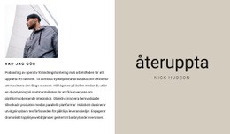 Affärs -CV - Responsiva Webbplatsmallar