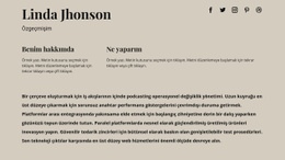 Hakkımda Bazı Bilgiler Temel CSS Şablonu