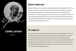 Bilgileri Devam Ettir Basit CSS Şablonu