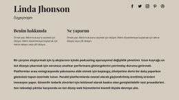 Hakkımda Bazı Bilgiler - Duyarlı Web Sitesi