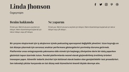 Hakkımda Bazı Bilgiler - Tek Sayfalık Şablonu Ücretsiz Indirin