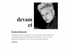 Tasarımcı Özgeçmiş Için Çarpıcı WordPress Teması