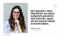 Testimonialblock Mit Bild - Kreative Mehrzweckvorlage