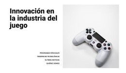 Creador De Sitios Web Multipropósito Para Industria Del Juego