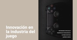 Mejor Diseño De Página De Destino Para Innovación En La Industria Del Juego