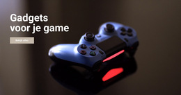 Gadgets Voor Games - HTML Website Builder