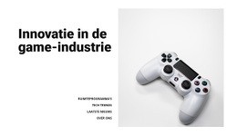 Game-Industrie Html-Sjabloon