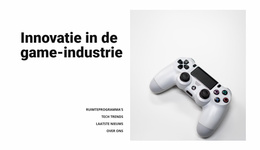 Game-Industrie - Mockup-Ontwerp