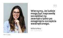 Blok Referencji Z Obrazem - Kreatywny Uniwersalny Szablon