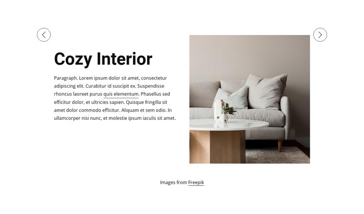 Gorgeous stylish home Web Page Design