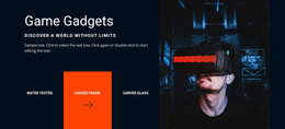 Game Gadgets - Simple Website Template