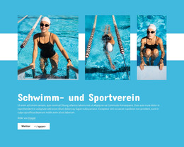Schwimmbadclub - Responsives Website-Design