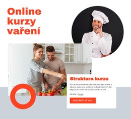 Online Kurzy Vaření – Responzivní Šablony Webových Stránek