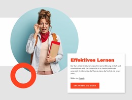 Effektives Lernen - Benutzerdefinierte Joomla-Vorlage