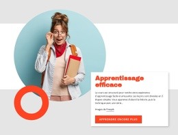 Apprentissage Efficace - Maquette De Site Web Créative Et Polyvalente