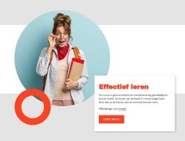 Effectief Leren - Responsieve Websitesjablonen