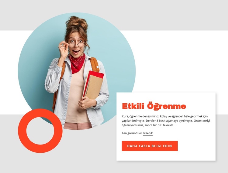 Etkili öğrenme WordPress Teması