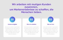 3 Spalten Mit Zahlen - HTML Ide