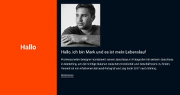 Hallo, Es Ist Mein Lebenslauf - Zielseite Mit Hoher Konvertierungsrate