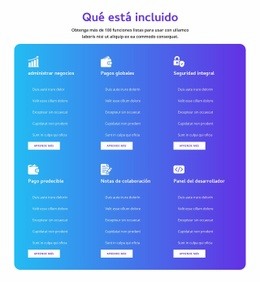 Repetidor De Cuadrícula Sobre Fondo Degradado - HTML Template Builder